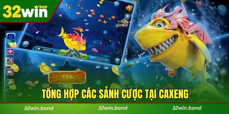 Tổng hợp các sảnh cược tại Caxeng thu hút người chơi